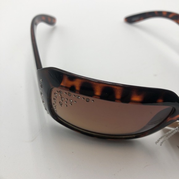 Womens Sunglasses Rhinestones Identity New With‎ Tags Designed In Italy Tortoise main image 16